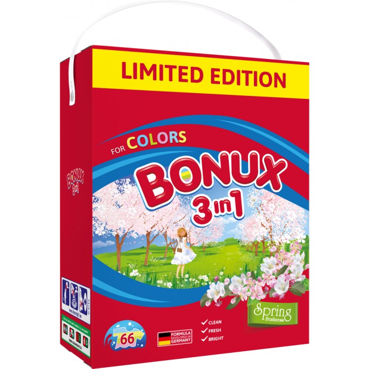 Bonux 66 dávek/4.95kg Color Spring Fresh